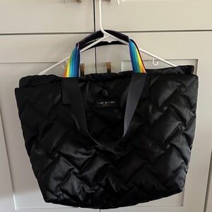 Kurt Geiger Black Tote with Colorful Straps